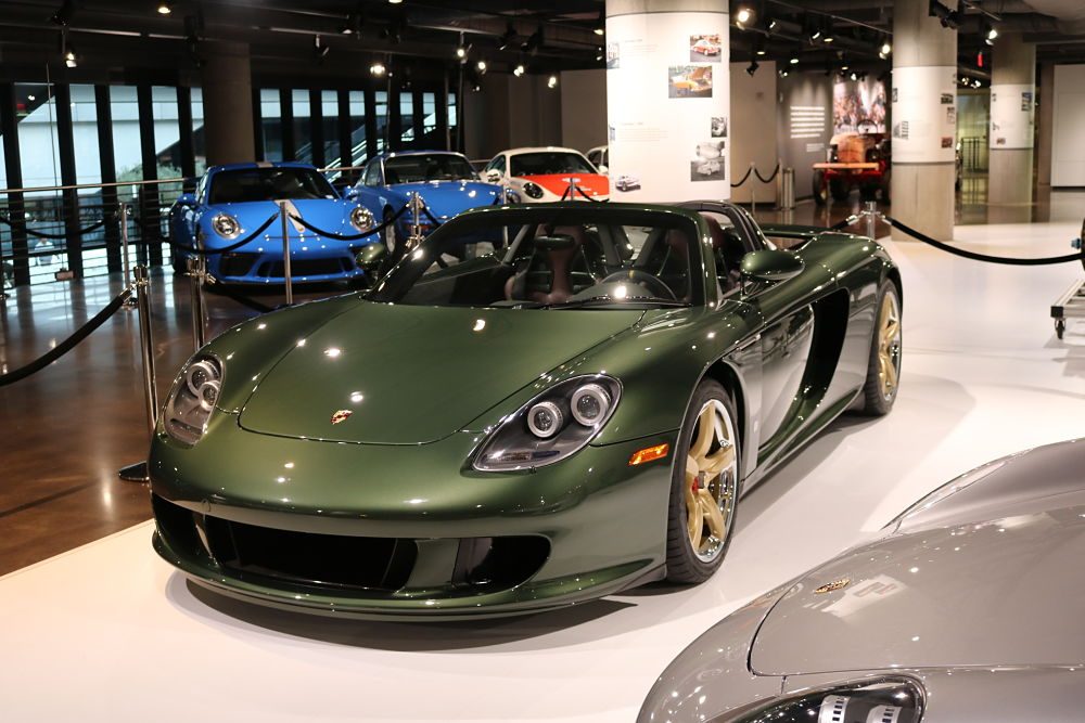 Oak Green Metallic Carrera GT recommissioned by Porsche Classic